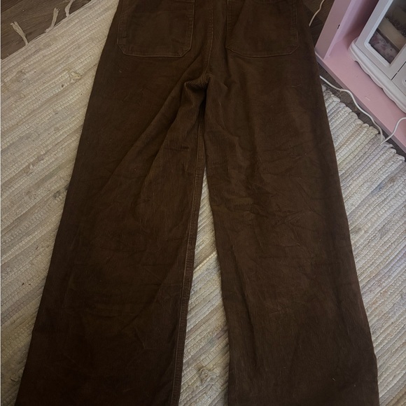Brown Boot Cut Corduroy Pants - Picture 2 of 3
